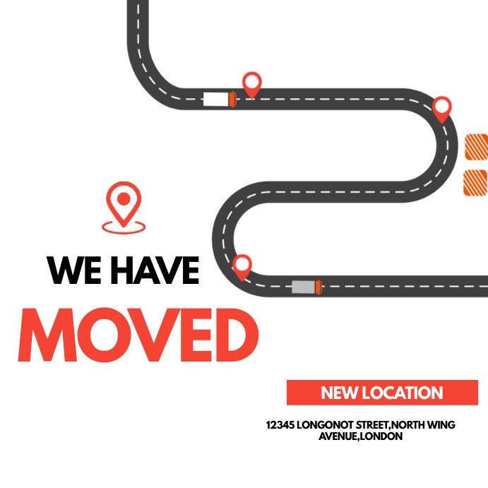 WE HAVE MOVED ,WE ARE MOVING FLYER Template | PosterMyWall