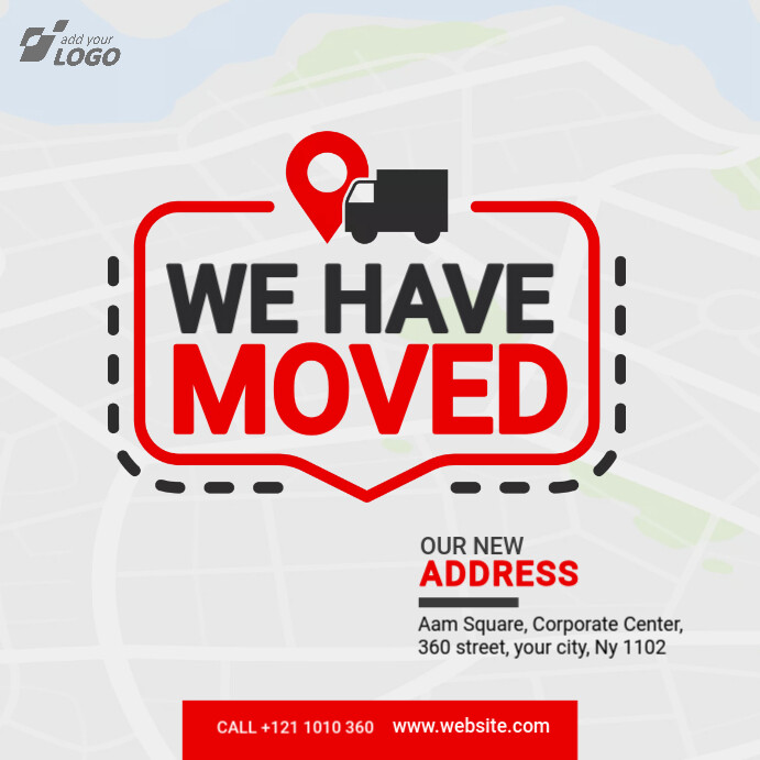 We Have Moved Template PosterMyWall