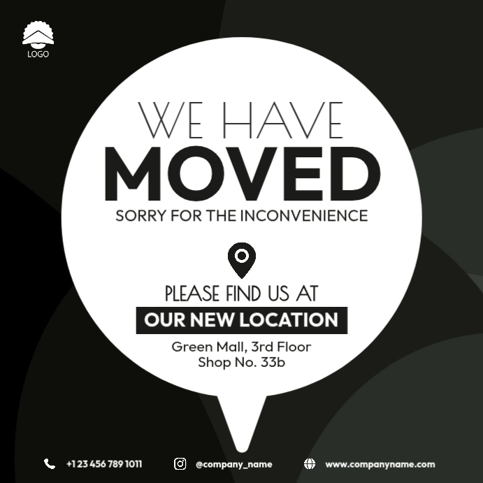 Have Post We have moved notice Template | PosterMyWall
