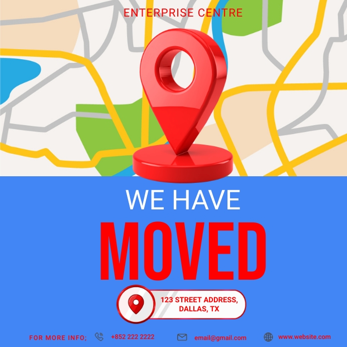 Have Post WE HAVE MOVED NOTICE Template | PosterMyWall