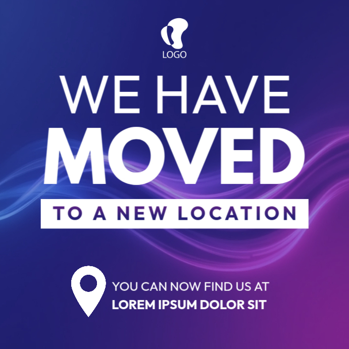 Relocating Advertisement Examples we have moved to a new location flyer Template | PosterMyWall