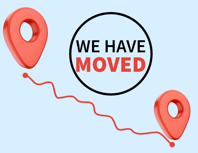 Copy of We have moved with 3d location icon design PosterMyWall Copy of We have moved with 3d location icon design PosterMyWall