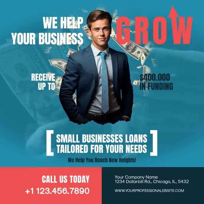 Copy of We Help Your Business Grow Square 1:1 Video A | PosterMyWall