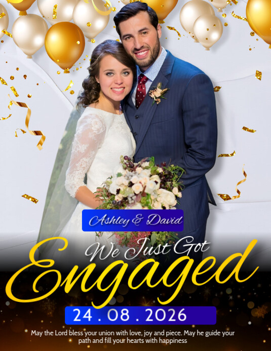 We Just got engaged engagement party celebration ceremony invitations ...