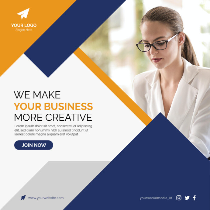 We Make Your Business More Creative Poster Template | PosterMyWall