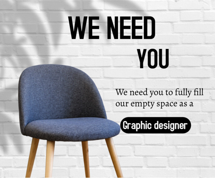 Copy of We need you template | PosterMyWall