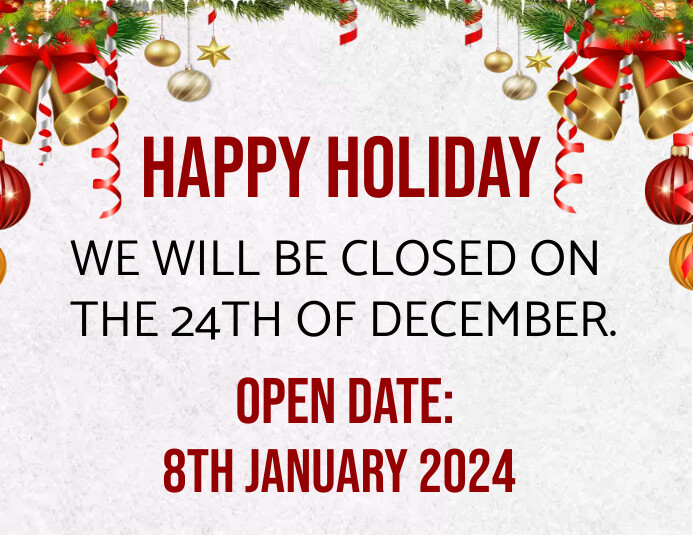 We Will Be Closed Christmas Day Flyer Template PosterMyWall we-will-be-closed-christmas-day-flyer-template-postermywall
