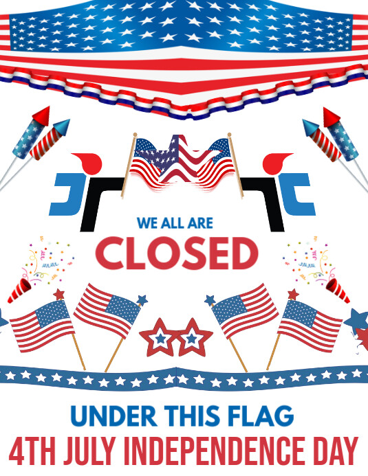we will be closed Pamflet (VSA Brief) template