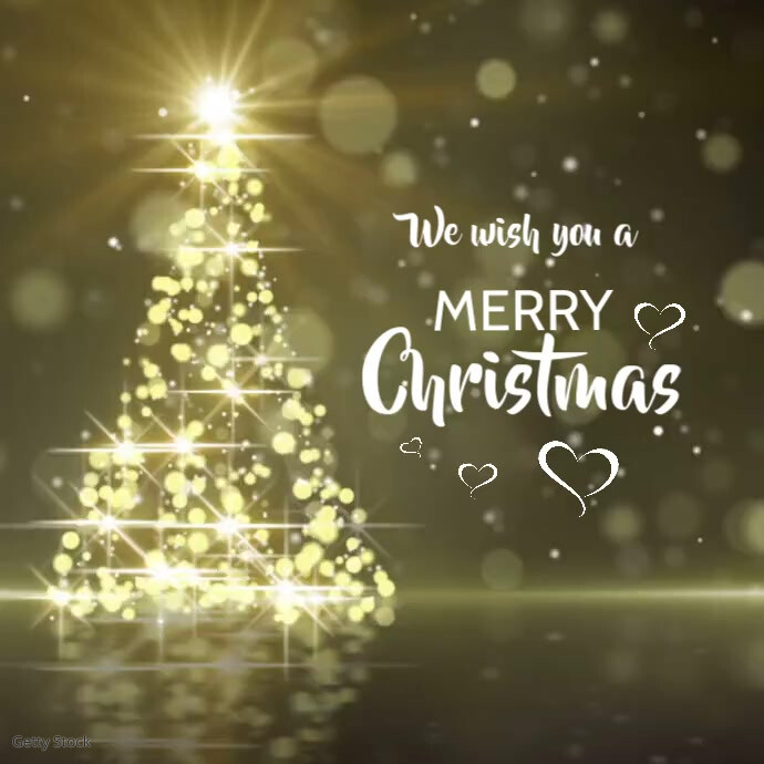 We Wish You A Merry Christmas Shining Tree Template Postermywall Wish You A Merry Christmas Images