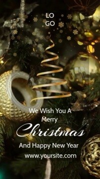 Joyful Merry Christmas And New Year Templates Online Greeting Cards ...