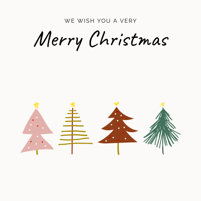 We Wish You a Very Template PosterMyWall