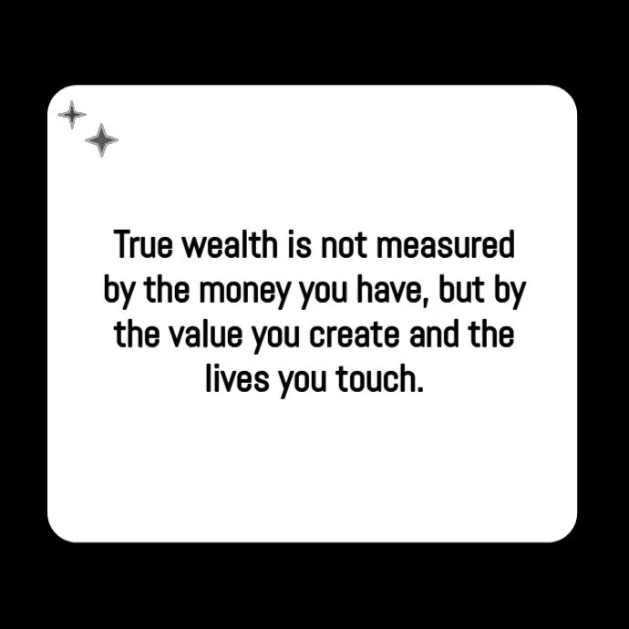Wealth qoute Template | PosterMyWall