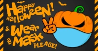 WEAR A MASK BANNER Immagine condivisa di Facebook template