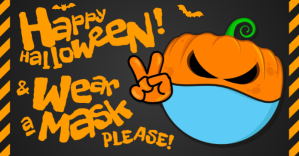 WEAR A MASK BANNER Изображение, которым поделились на Facebook template