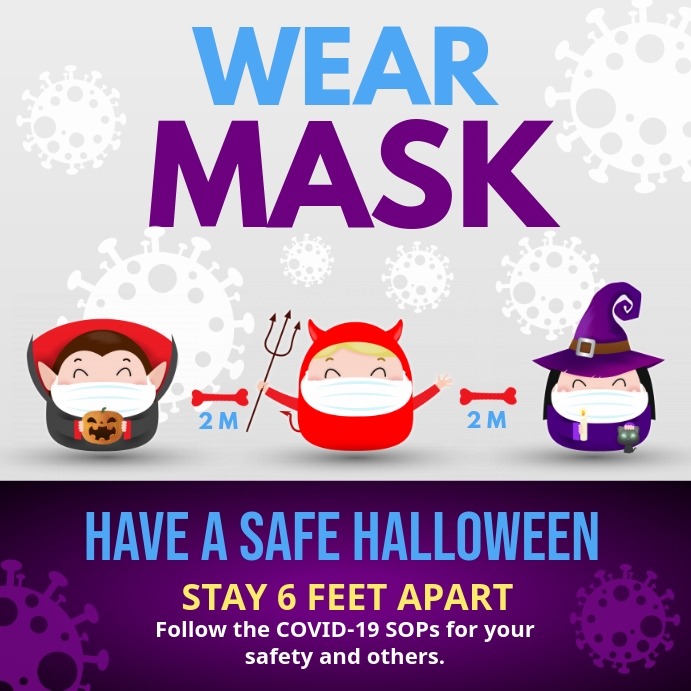 Copy of wear mask poster, covid-19 | PosterMyWall