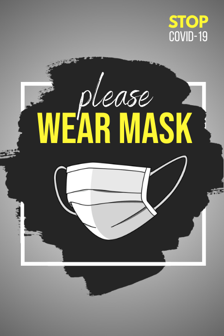 Using Mask Poster wear mask poster, covid-19 Template | PosterMyWall