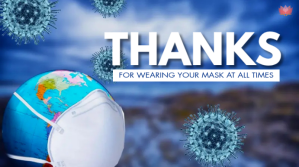 WEAR MASK SIGN Digitalt display (16:9) template