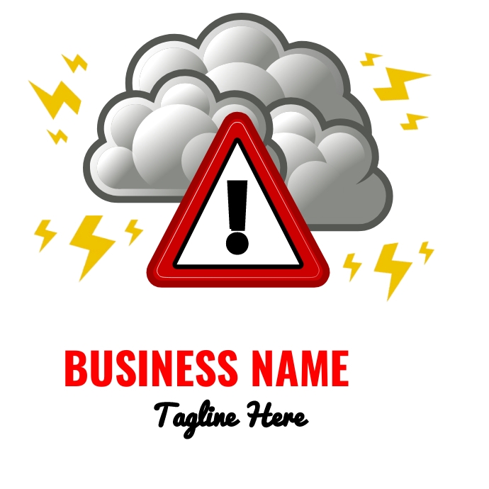 Alert Course Logo weather alert logo Template | PosterMyWall