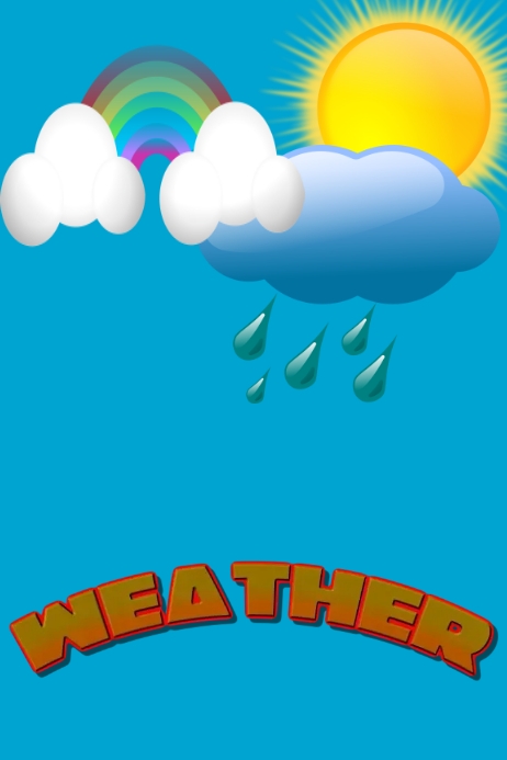 weather Poster template