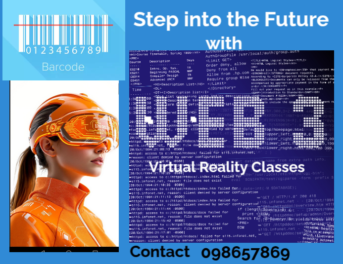 Web coding science fiction Volantino (US Letter) template