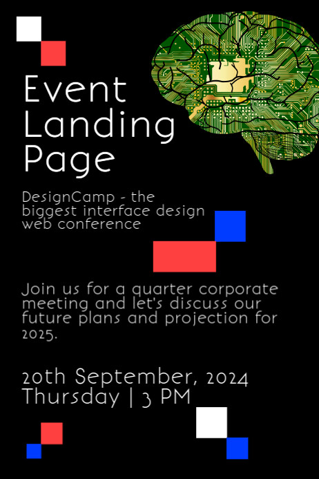 Plantilla de Póster de Conferencia Web | PosterMyWall