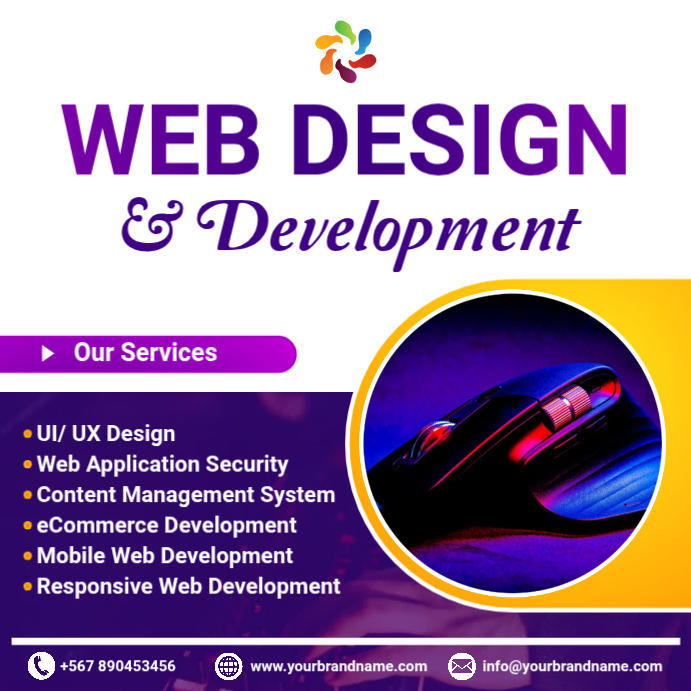web design and development Template | PosterMyWall