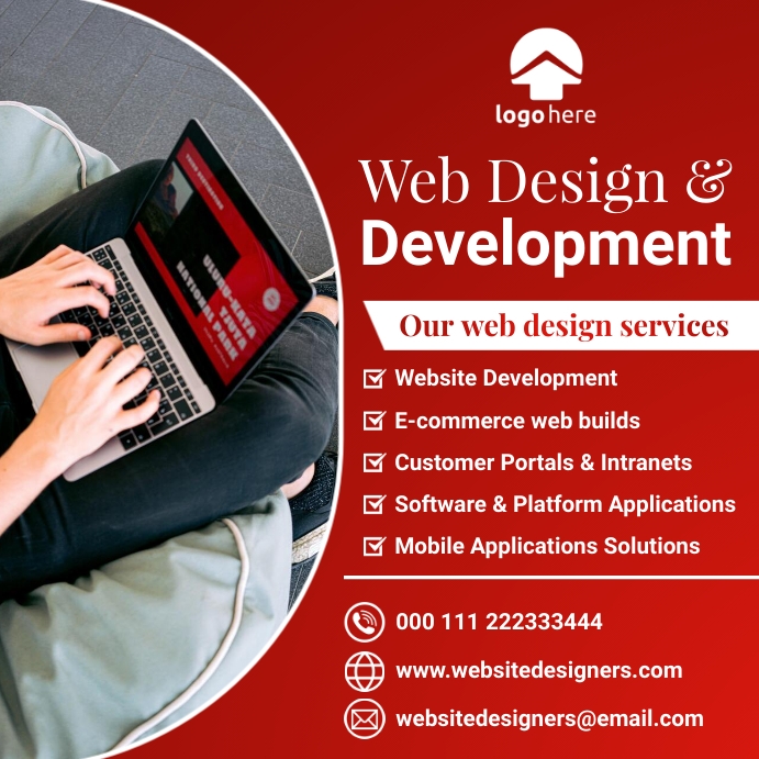 Copy of Web design and development | PosterMyWall