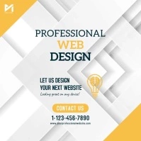 Web Design Company Ad Instagram-opslag template