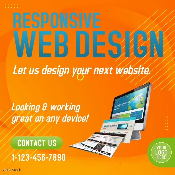 Copy of Web Design Company Video Ad | PosterMyWall
