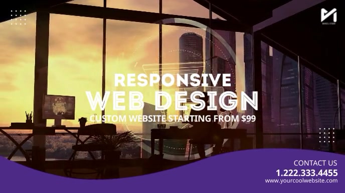 Web Design Company Video Ad Template | PosterMyWall