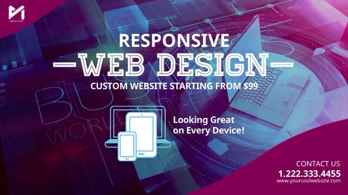 Copy of Web Design Company Video Ad | PosterMyWall