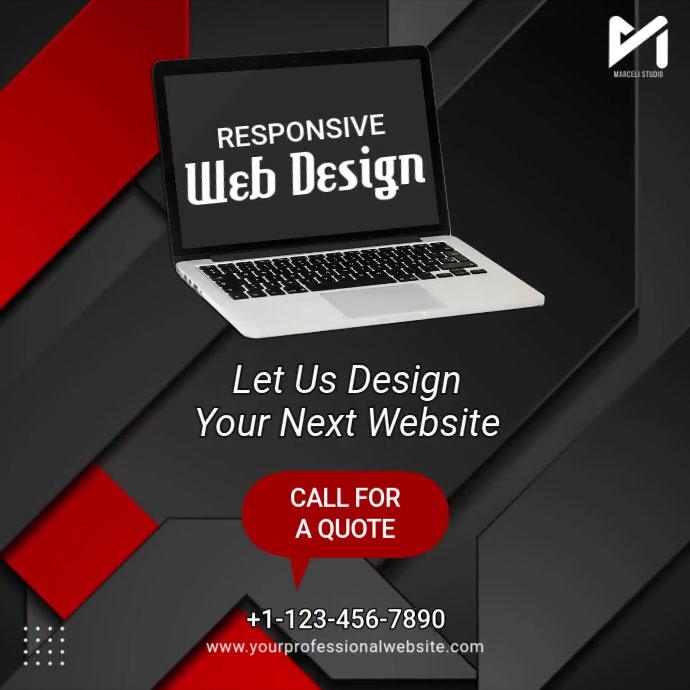 Copy of Web Design Company Video Ad | PosterMyWall