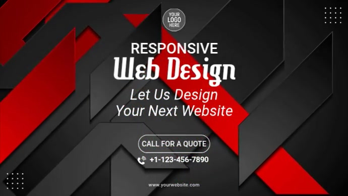 Website Design Ad Sample Web Design Company Video Ad Template | PosterMyWall