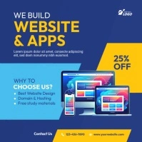 Web Design Services Instagram Post template