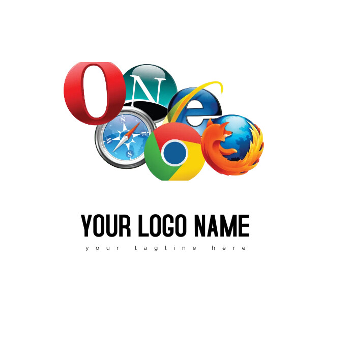 Browser System Logo Web Browser Logo Design