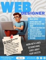 Web Designer Template Flyer (US-Letter)