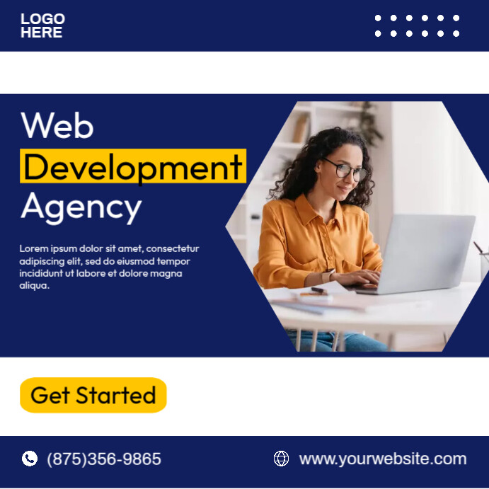 Web Development Agency Template | PosterMyWall