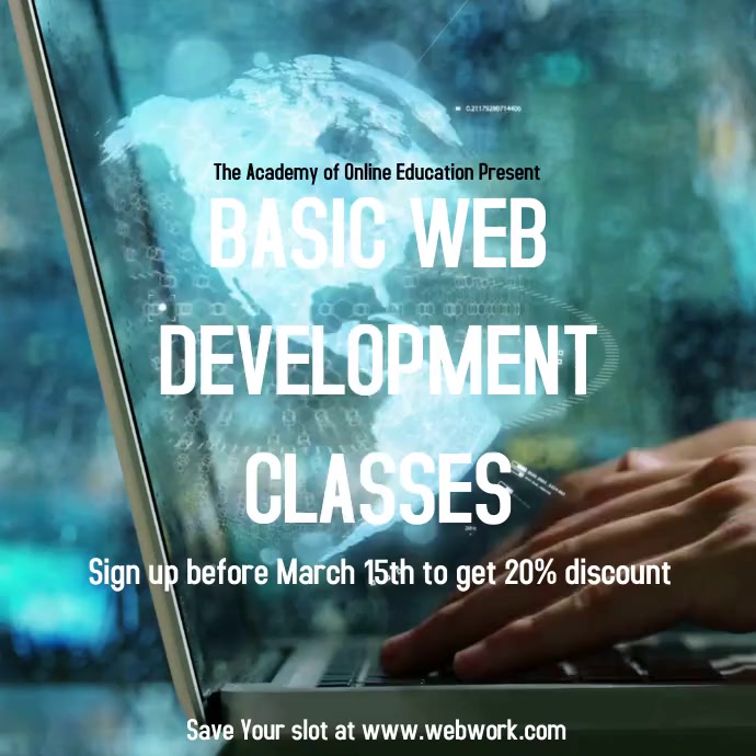 Web development classes Template | PosterMyWall