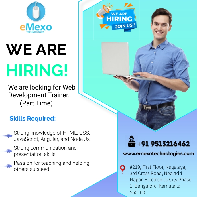 Web development recruit Template | PosterMyWall