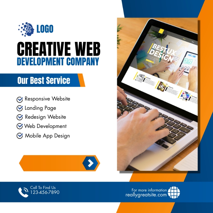 Copy of web development services | PosterMyWall