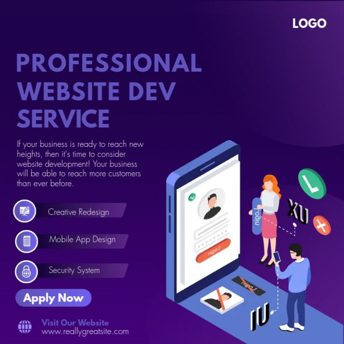 Copy of web development services | PosterMyWall