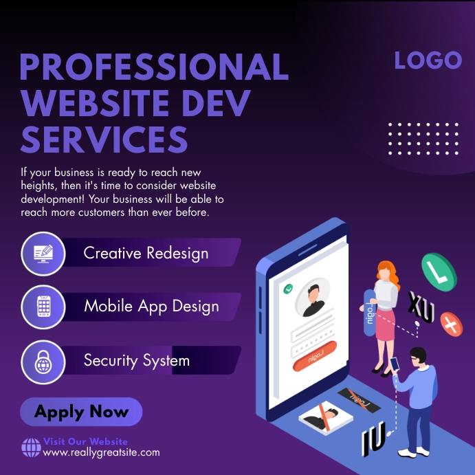 Copy of web development services | PosterMyWall