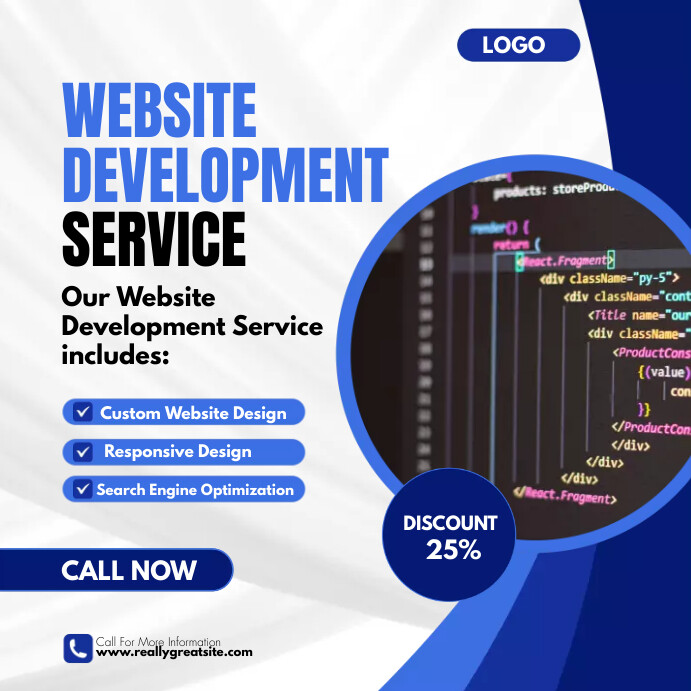 Copy of web development services TEMPLATE | PosterMyWall
