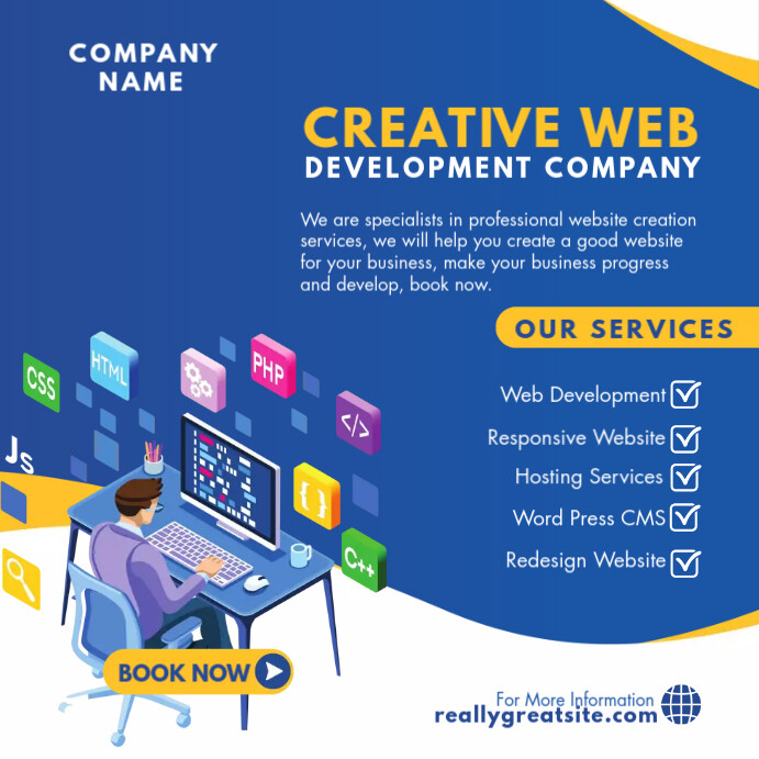 Fronting Development Posters Design Web Design And Development Banner Web Design And Development: A