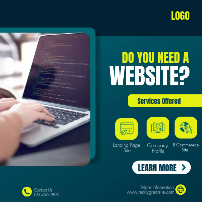 Copy of web development services TEMPLATE | PosterMyWall