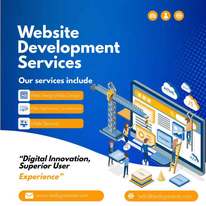 web development services TEMPLATE | PosterMyWall