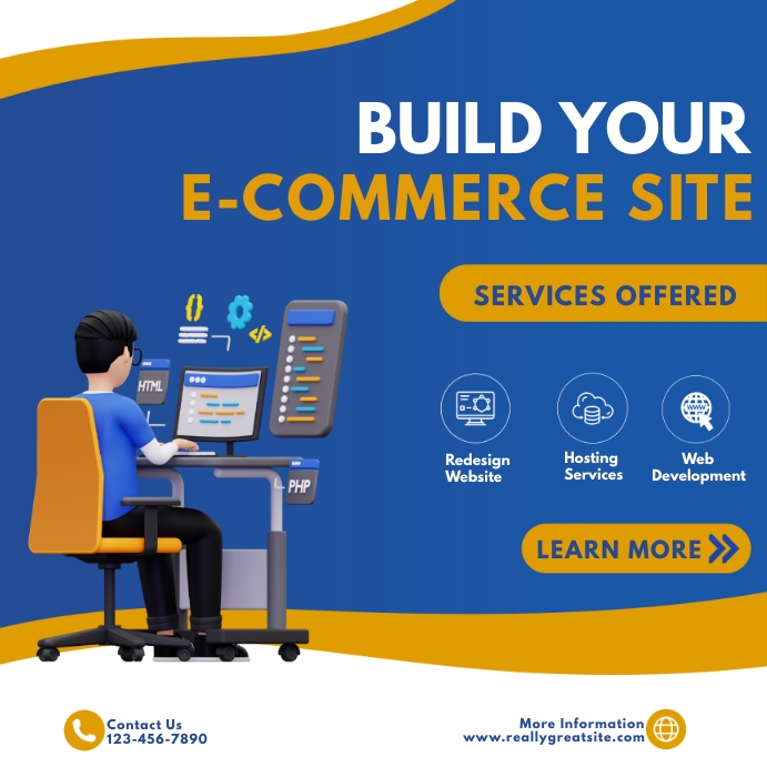 web development services TEMPLATE | PosterMyWall