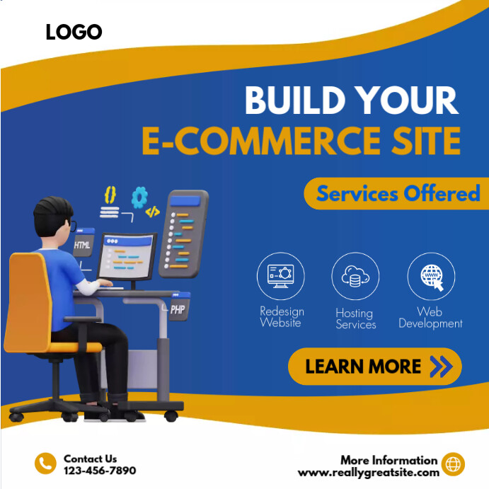 web development services TEMPLATE | PosterMyWall