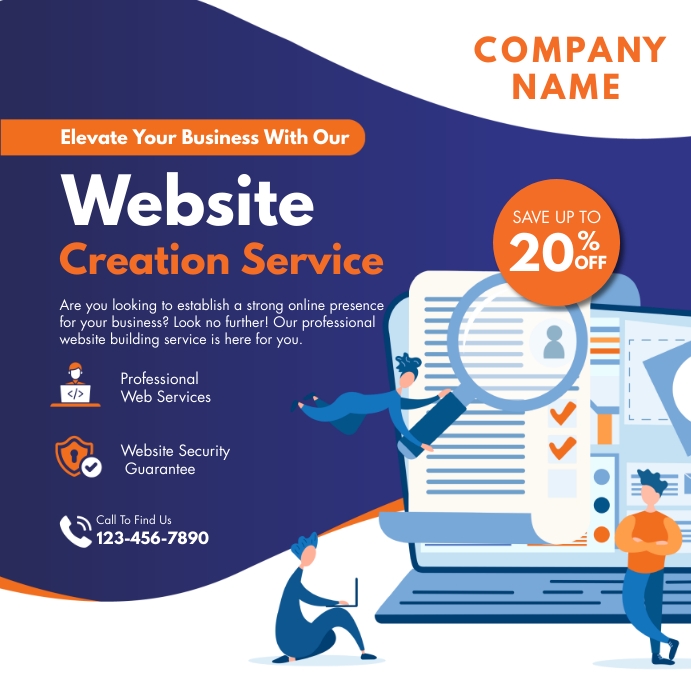 web development services TEMPLATE | PosterMyWall