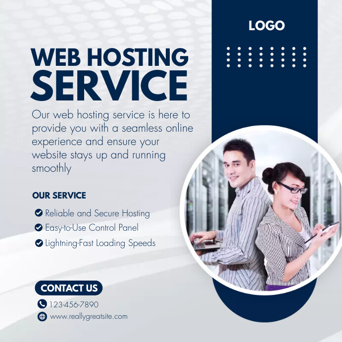 web HOSTING & development services TEMPLATE โพสต์บน Instagram